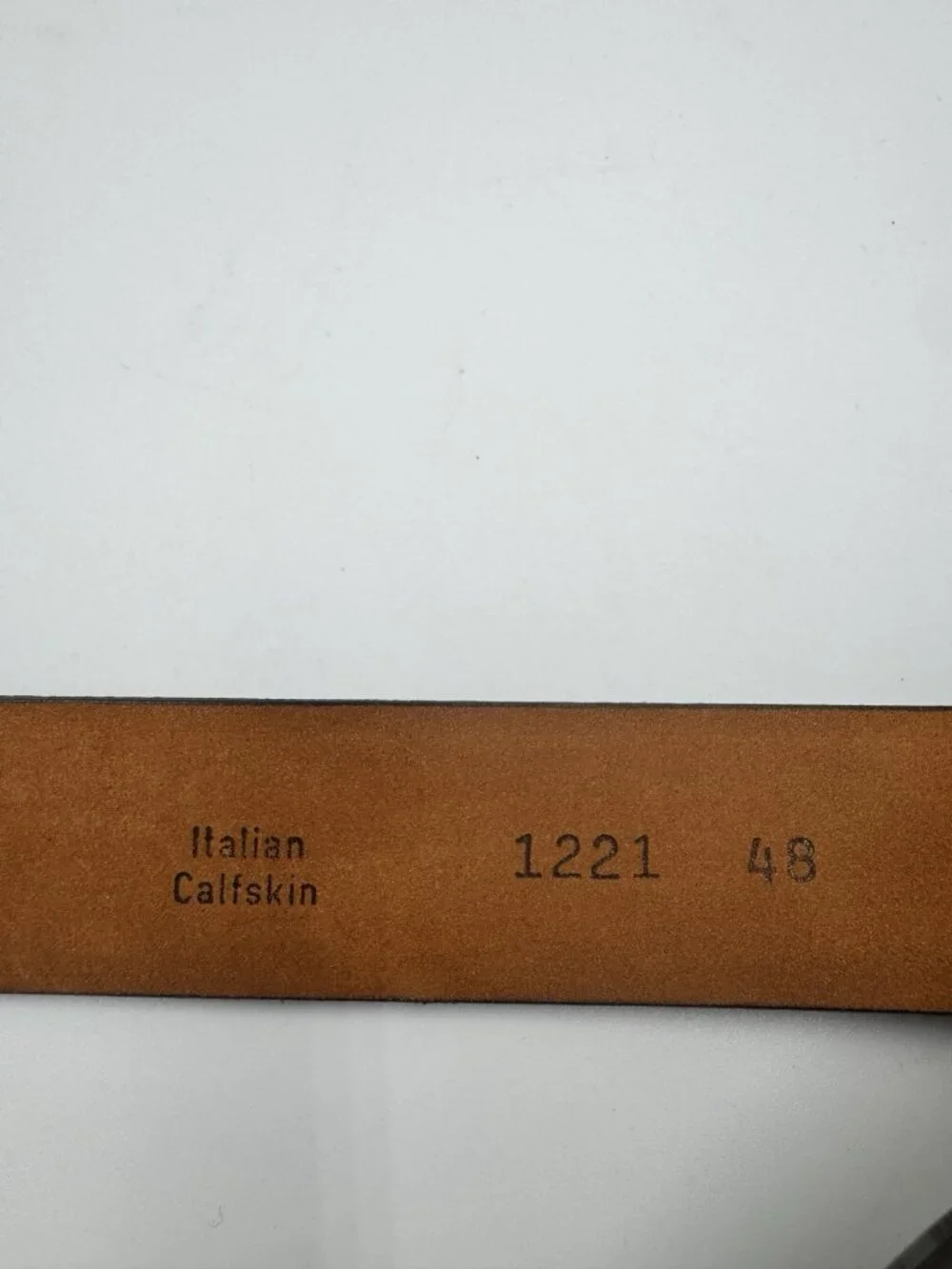 Lejon Bayport Italian Calfskin Black Leather Belt
